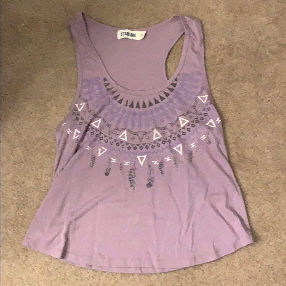 lavender tank top